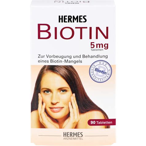 hermes biotin tabletten|HERMES BIOTIN® 5 mg Tabletten, 90 St .